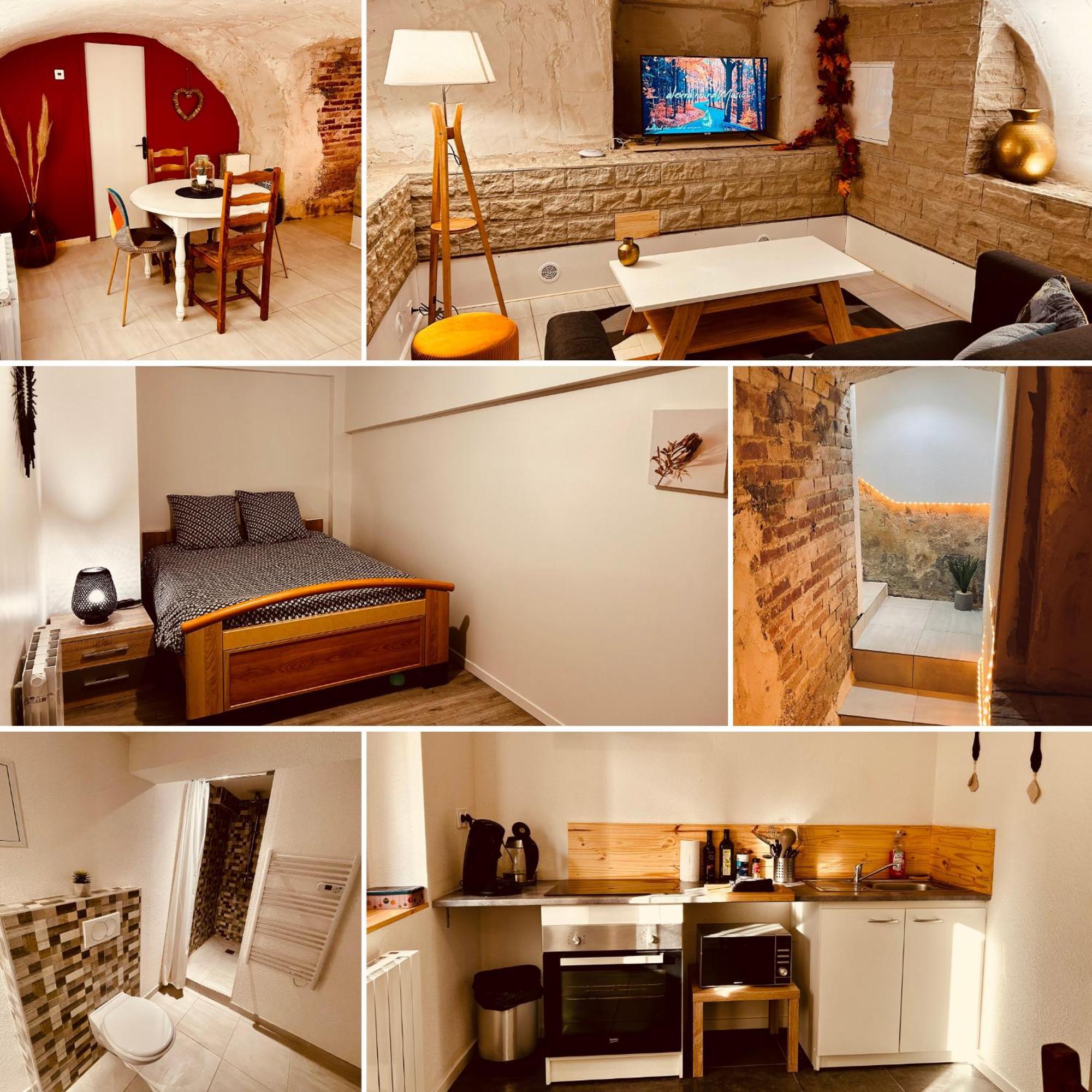 La Cave Aux Lumieres - Proche Centre-Ville - 2 Chambres - Wifi Renaison 외부 사진